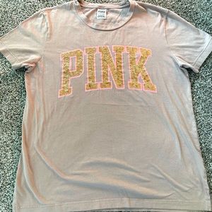 PINK tee size small